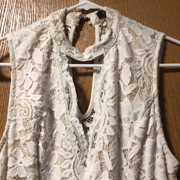 White Lace Dress - Picture 2 of 10